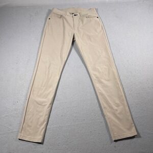 Public Rec Pants Men 30x34 Beige 5-Pocket Stretch Performance Travel Work Casual